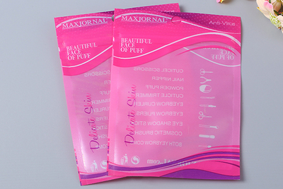 圆角三边封拉链袋