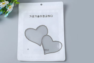 圆角三边封拉链袋