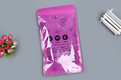 卡通三边封拉链袋